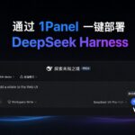 1Panel 部署 DeepSeek Harness 初体验：一键安装、API 配置与简单对话测试